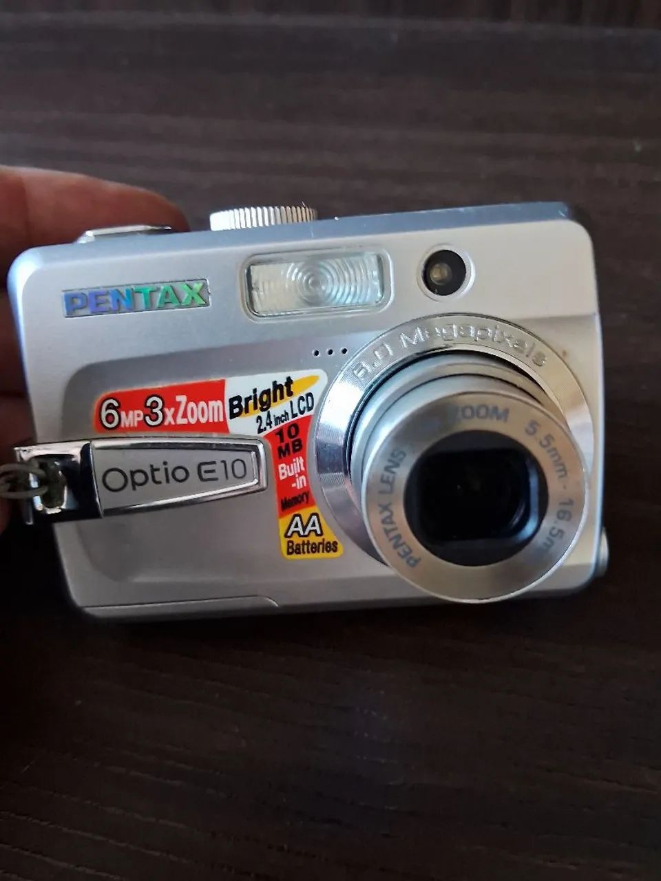 Câmera Digital vintage Pentax Optio E10