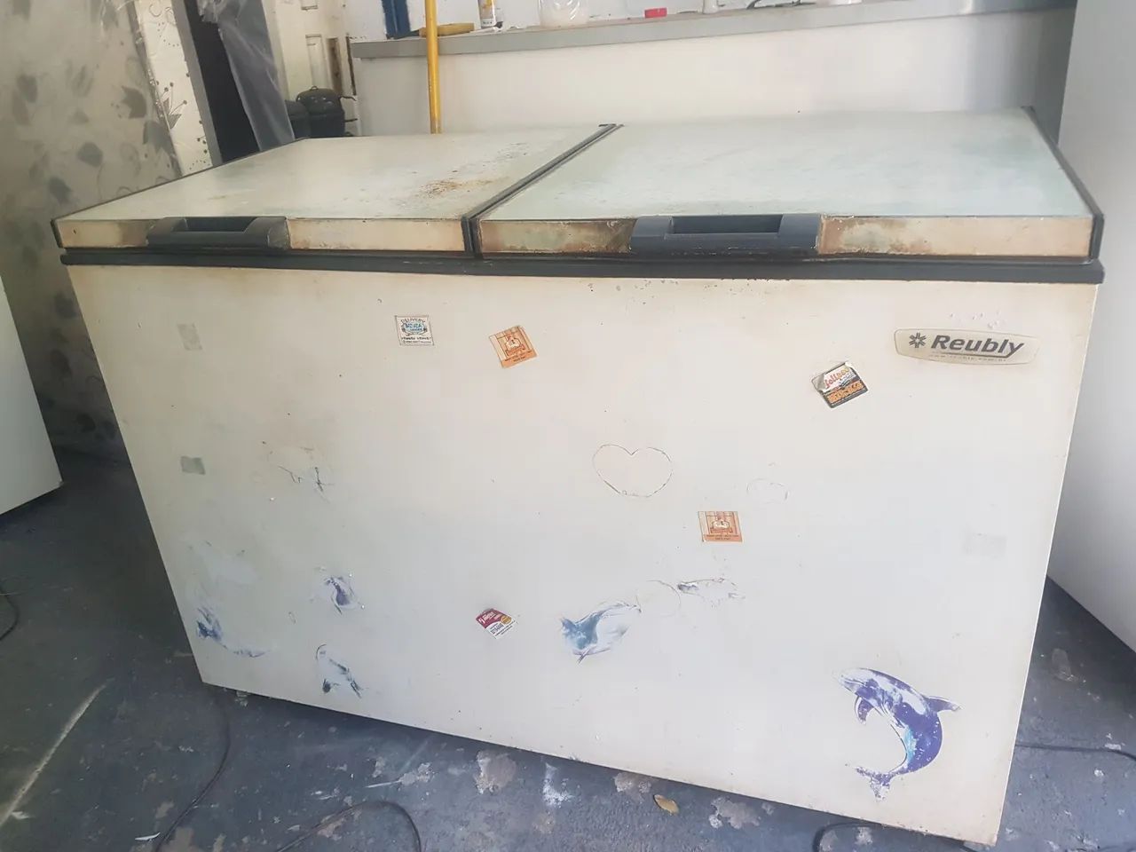 FREEZER BARATO HORIZONTAL DE 2 TAMPAS GELANDO MUITO. ENTREGO  - Foto 2