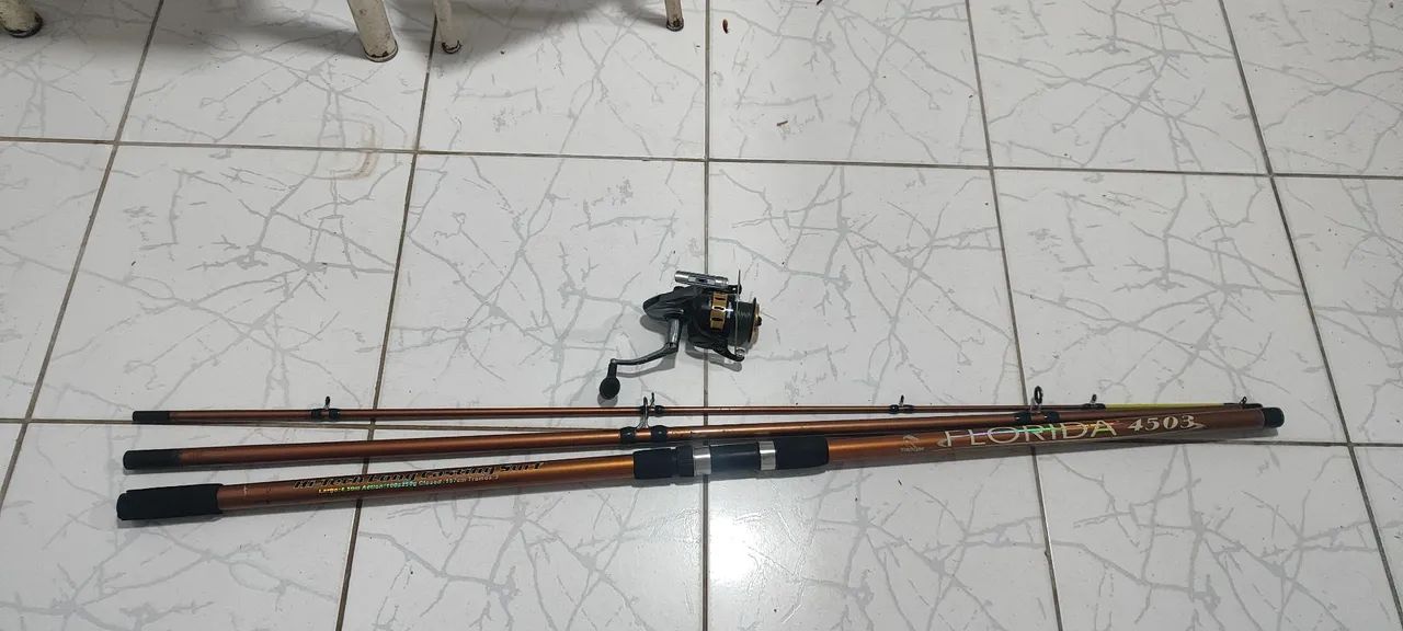 Conjunto de Pesca Florida 4503 - Vara e Molinete