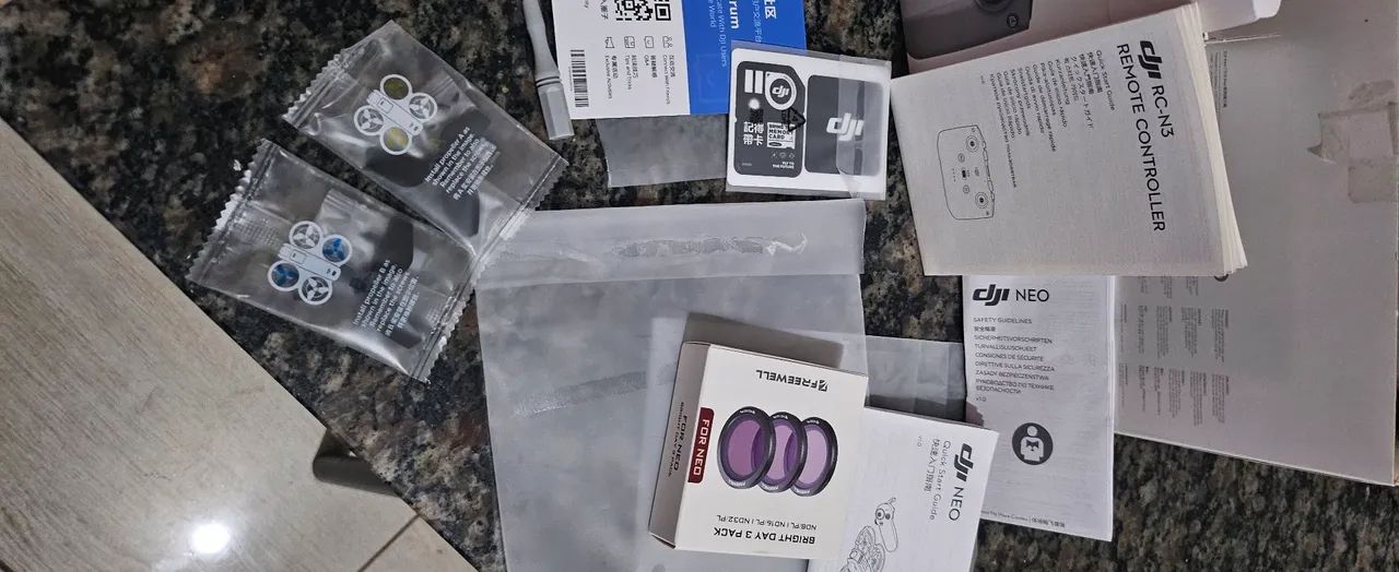 Drone DJI Neo - Novo - Com Acessórios