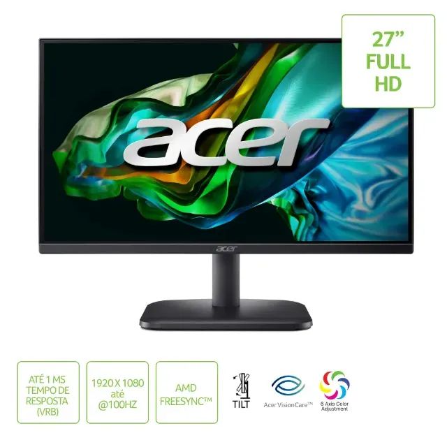 Acer Gaming Monitor 27 ips 100hz Zero Frame AMD FreeSync64231138926721120