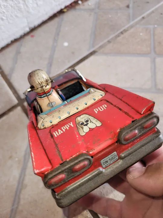 Carrinho de lata antigo  - Foto 5