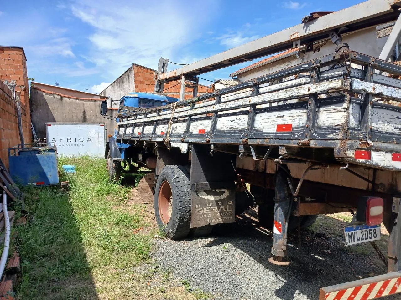 Caminhão Mercedes Benz 1113 - 1965-  Azul - Conservado - Foto 6