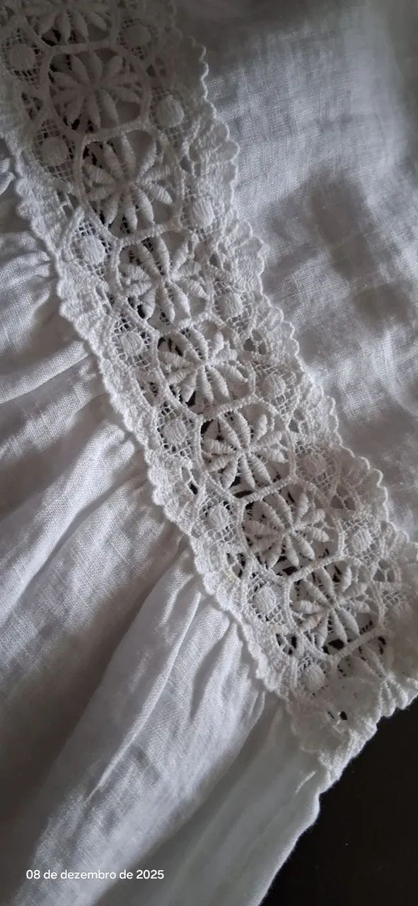 Vestido branco de linho - novo - Foto 5