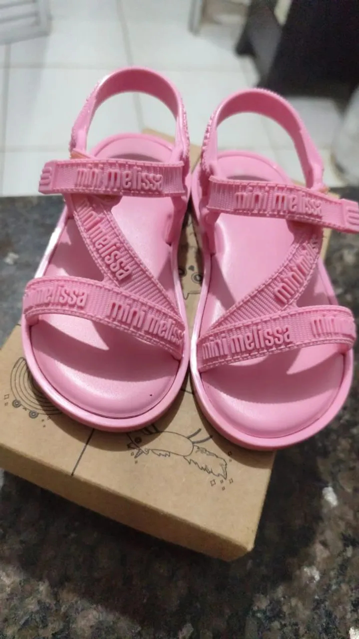 Sandália Mini Melissa Rosa