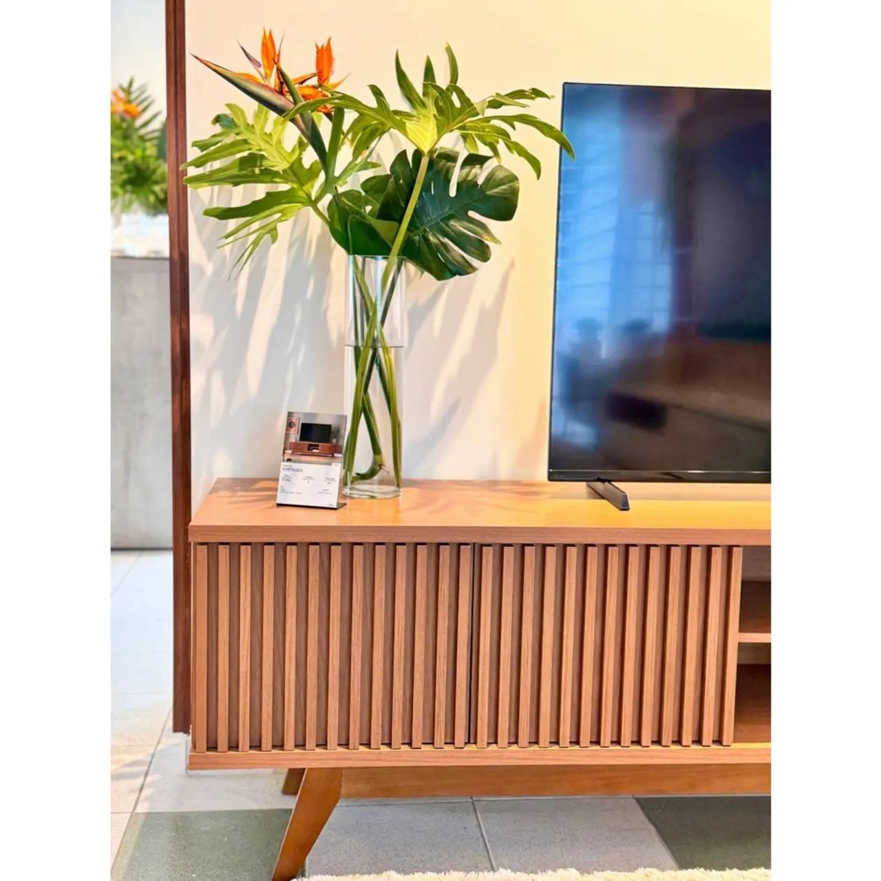 Rack Bancada Fortaleza para Tvs até 75 Polegadas 2,18m de Largura  - Foto 3