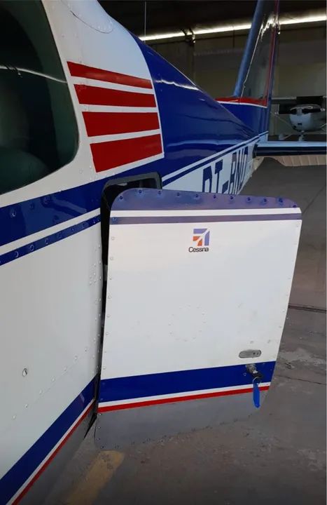 Avião Cessna 172B ano 1961 com motor de 145 HP, no MT - Foto 4