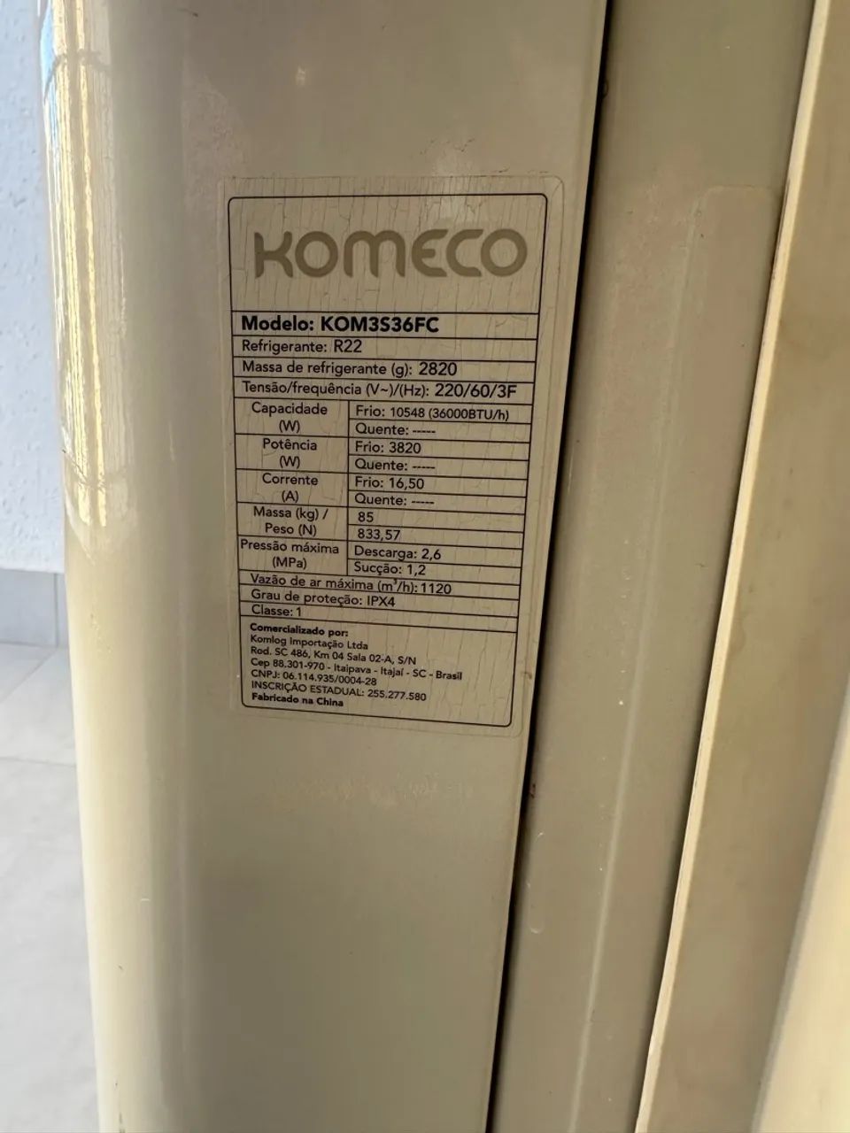 Ar Condicionado Tri Split Komeco 36.000 BTUs (3x 12.000) - Ótimo Estado - Foto 3