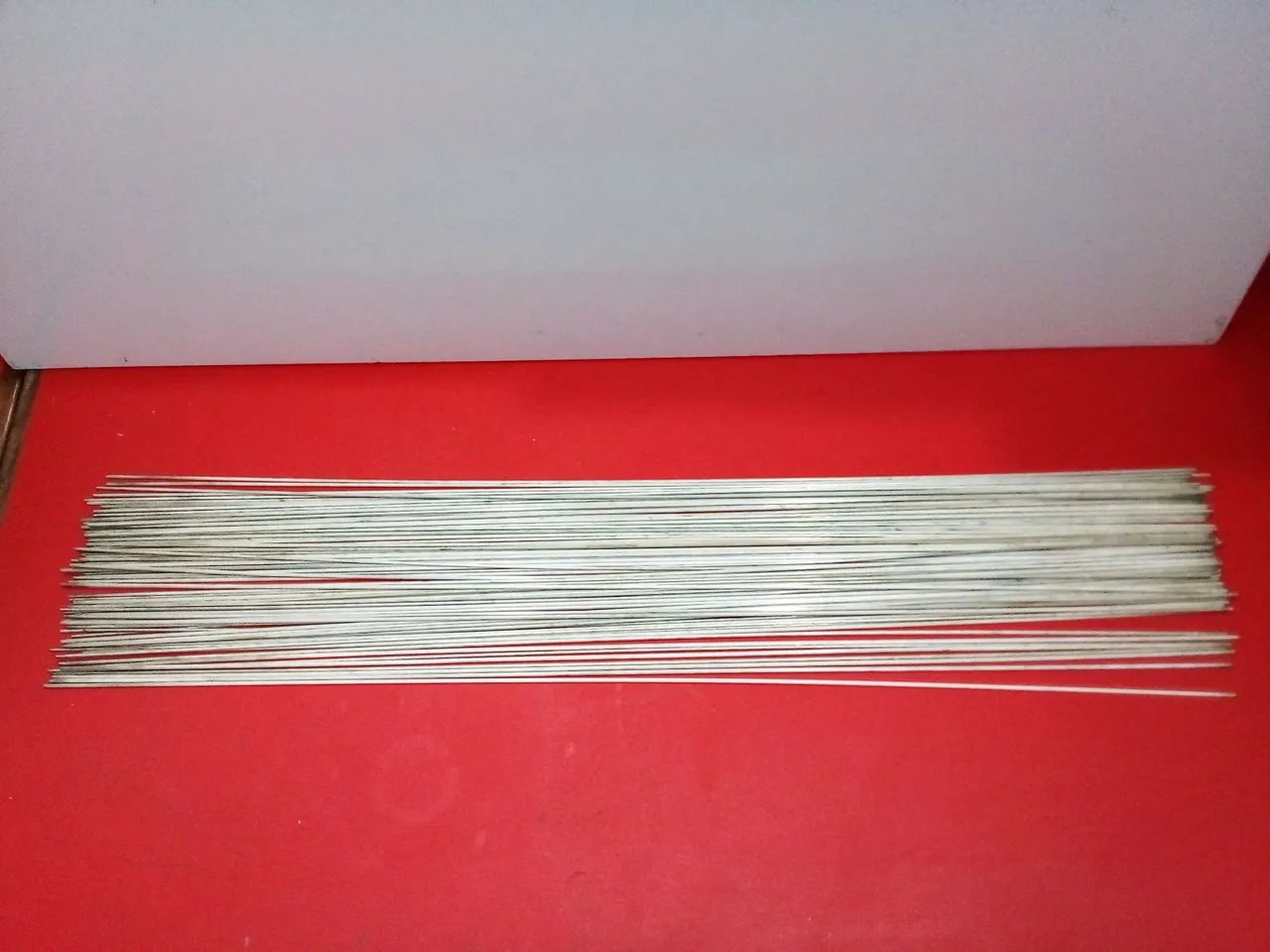 Varetas de solda com banho de prata.