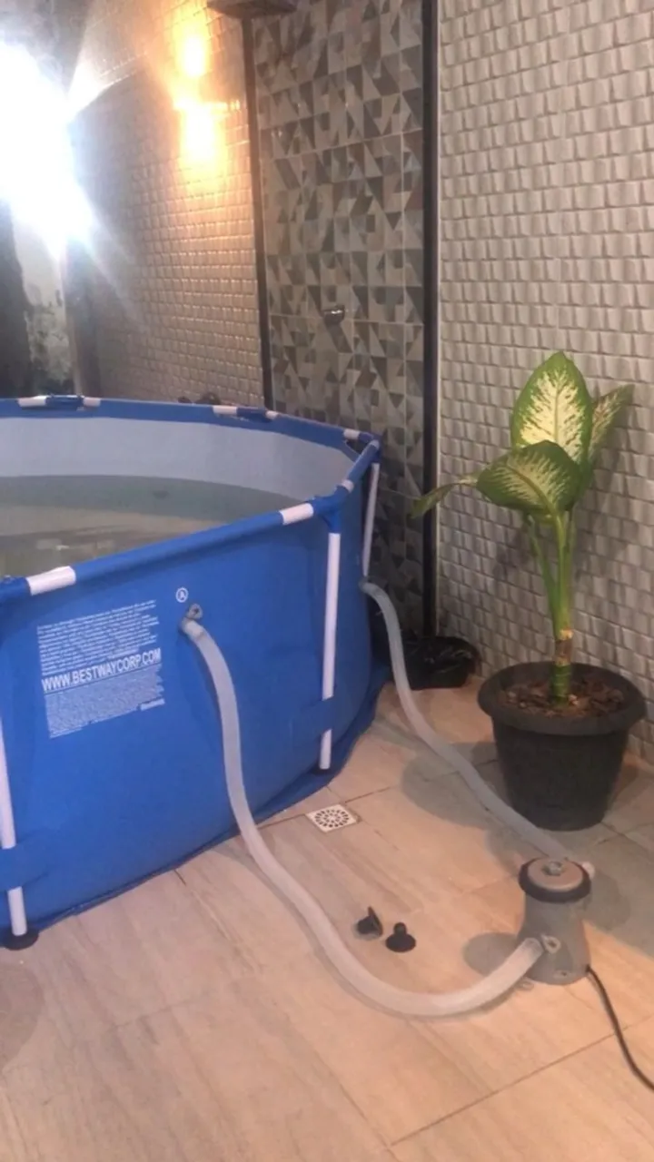 piscina de plastico
