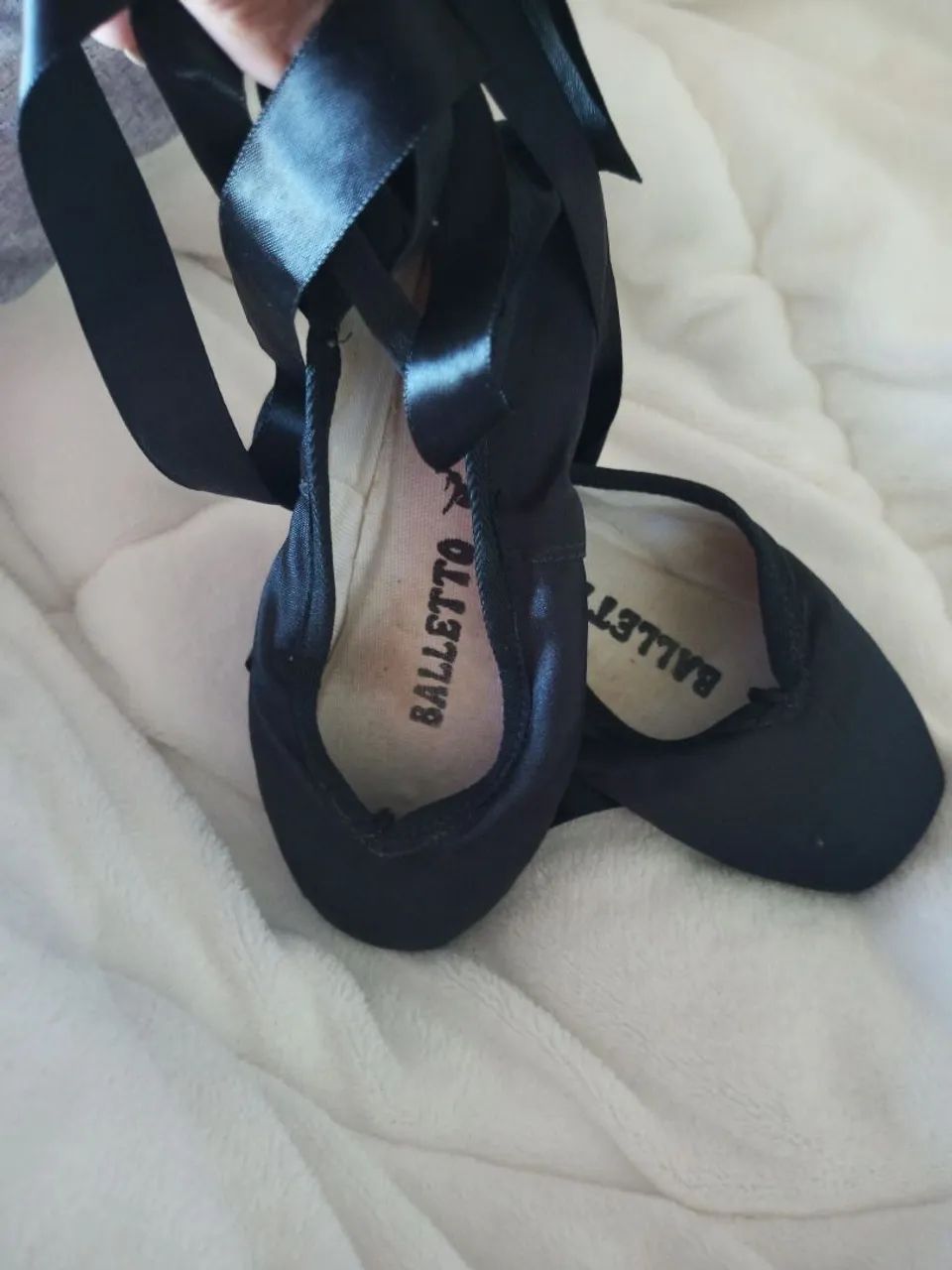 Sapatilha de balé infantil com ponteira  - Foto 2
