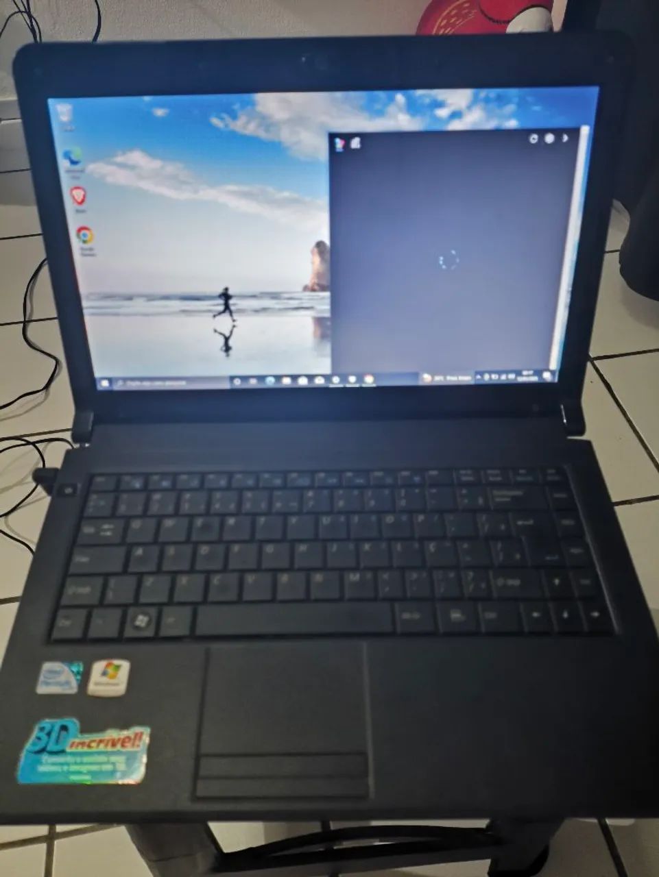 notebook positivo dual core + 128gb SSD + 4 GB ram seminovo !