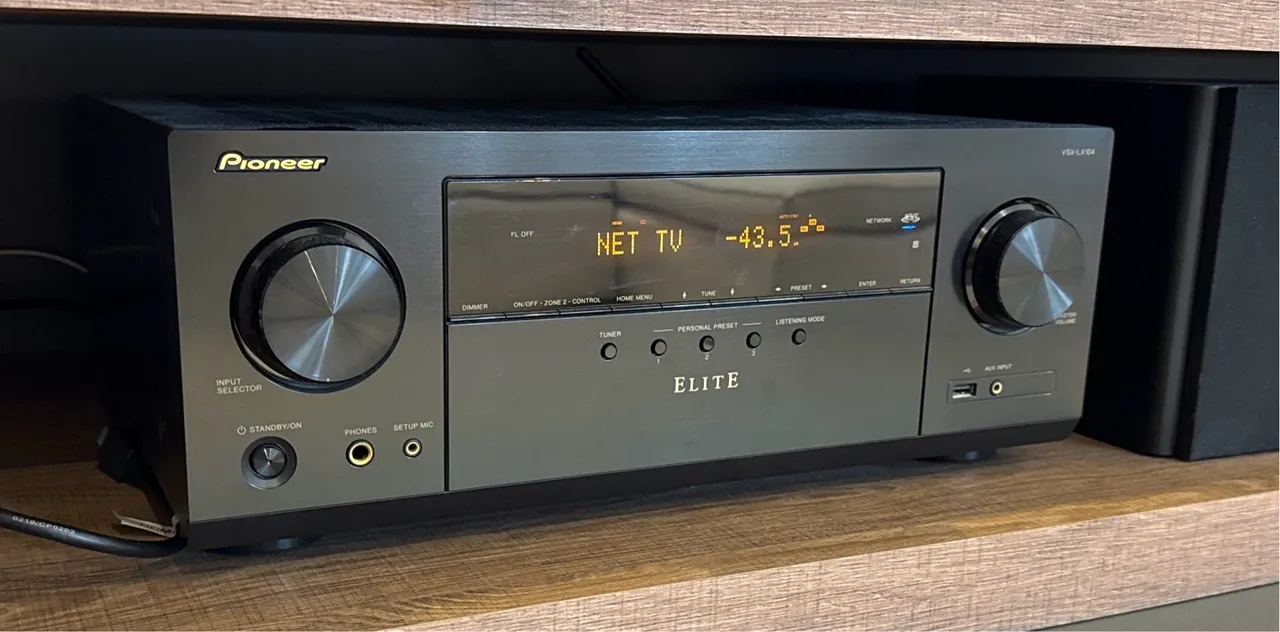 Receiver Pioneer Elite VSX-LX504 + Subwoofer Pioneer