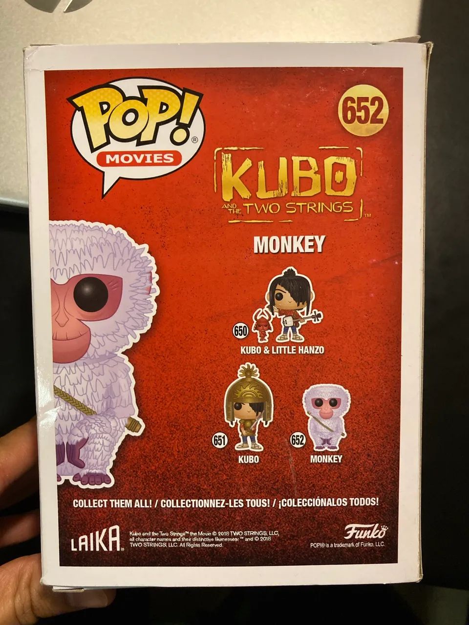 Funko Pop Kubo and Two String Monkey 652 - Foto 4