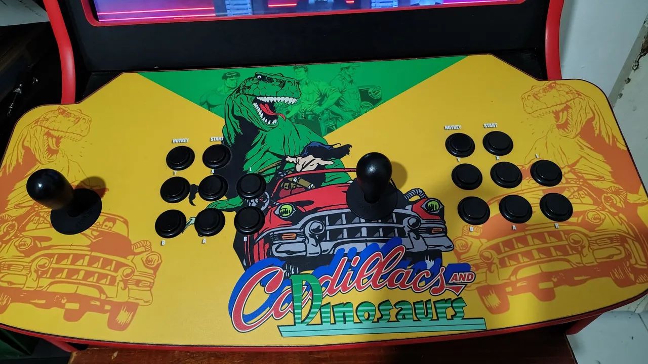 Fliperama - Máquina de Arcade Cadillac and Dinosaurs - Capcom - Foto 4