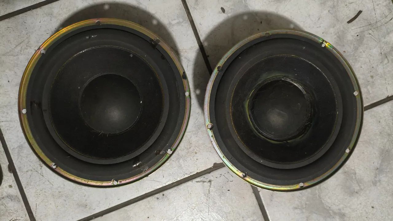 Aiwa t99 par de sub Woofer 8 polegadas monstro 