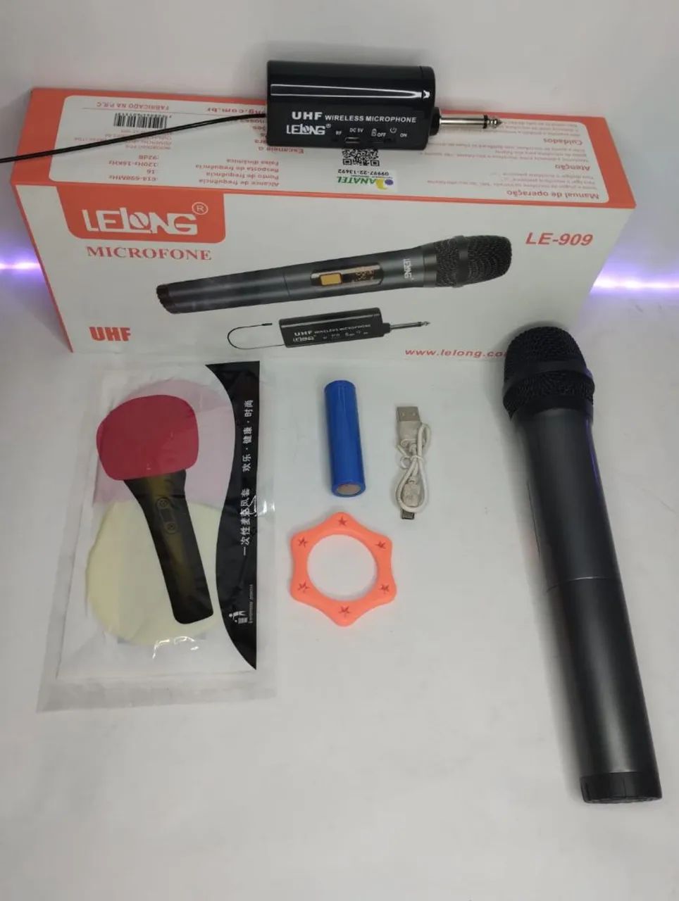 Microfone sem fio LeLong LE-909