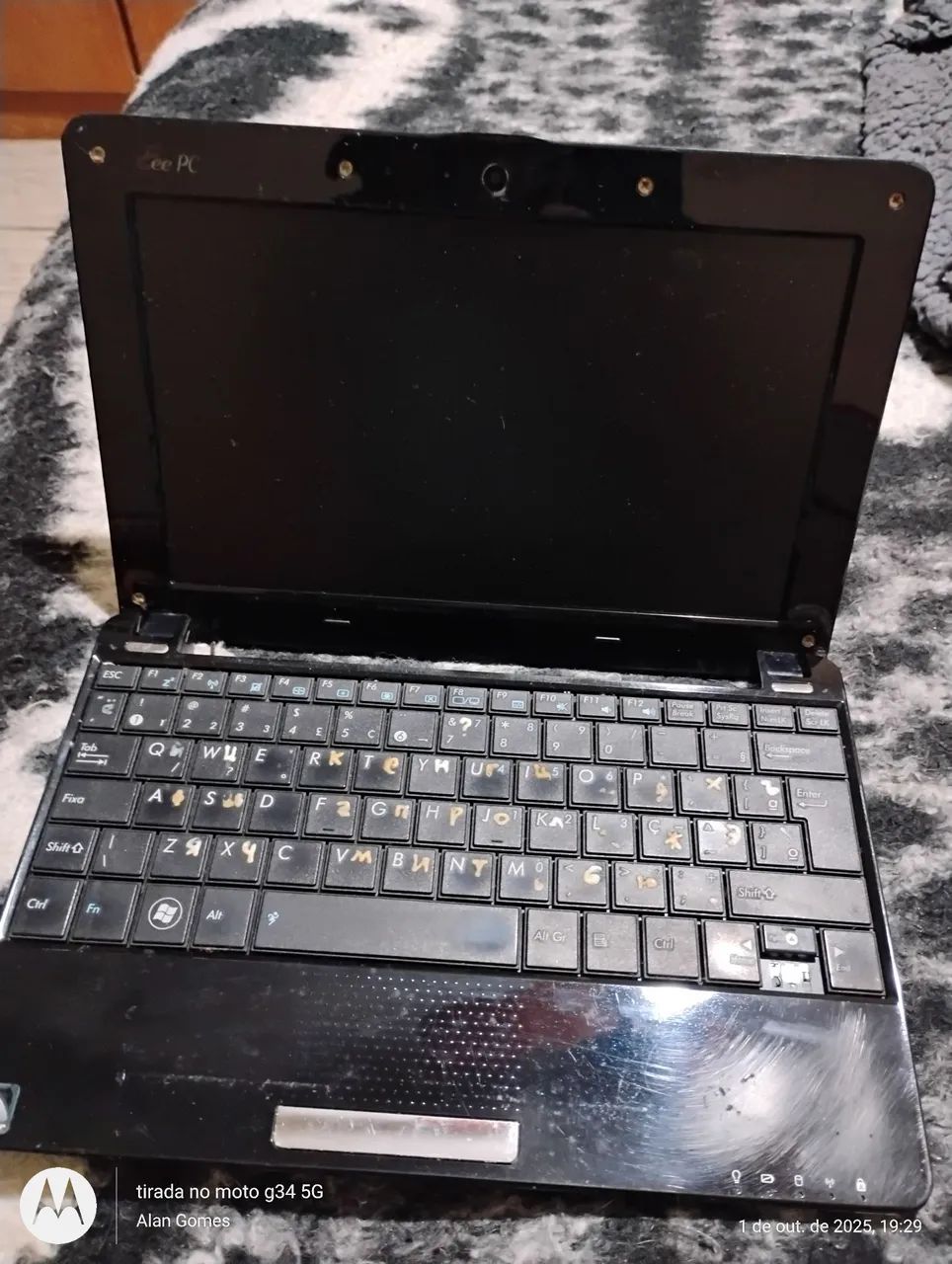 Netbook Asus EEPC defeito ( retirada de peças )  - Foto 2