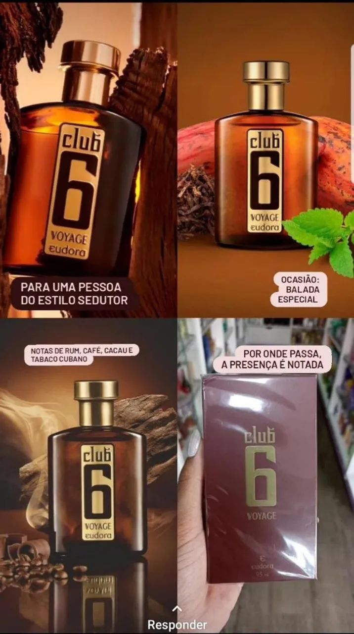 Perfume Club 6 Voyage Original - Só R$119,99 - Foto 3