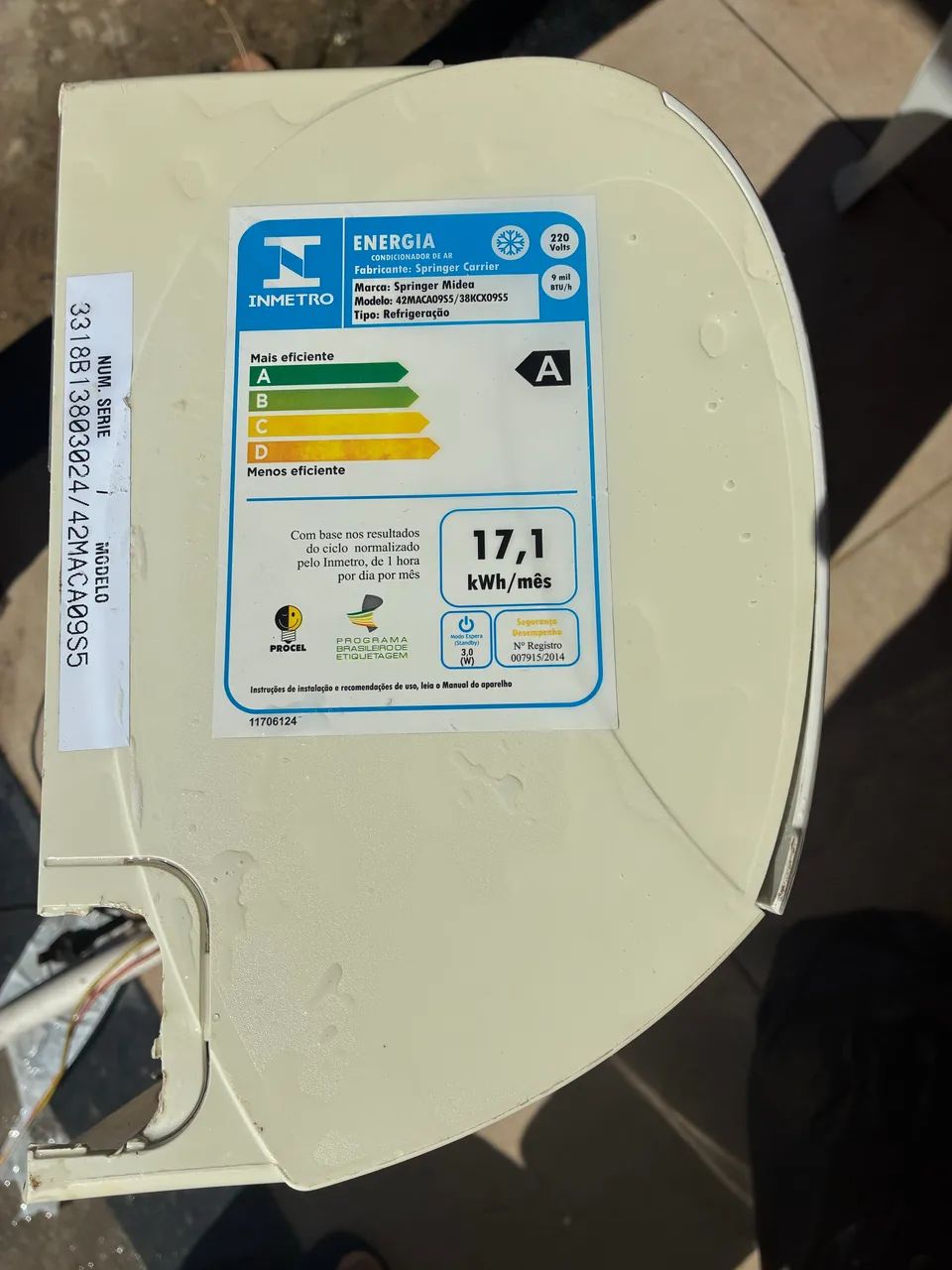 Ar-Condicionado Split Springer Midea 9.000 BTUs - 220V | KIT COMPLETO - Foto 3