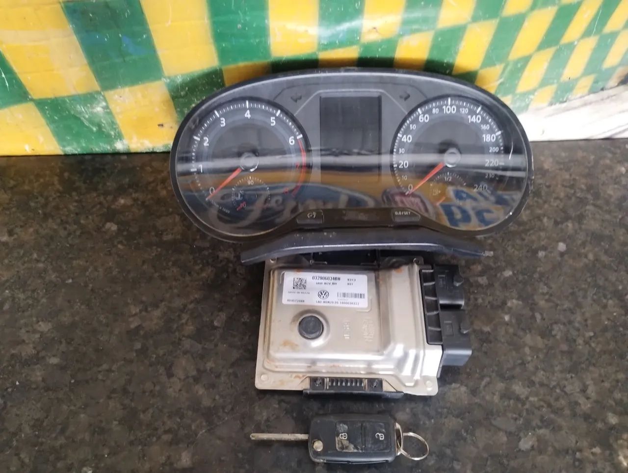 Kit code injeção eletrônica Saveiro 1.6 2022
