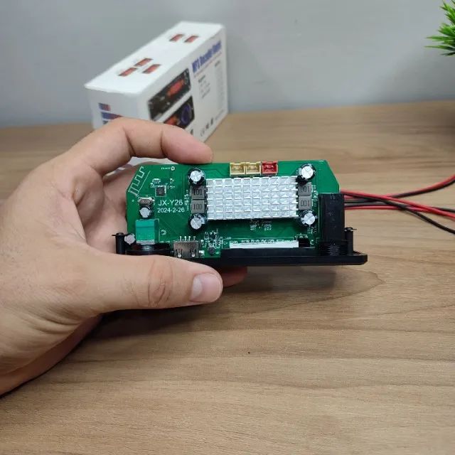 Placa MP3 Amplificada Bluetooth 200w Karaokê - Foto 5