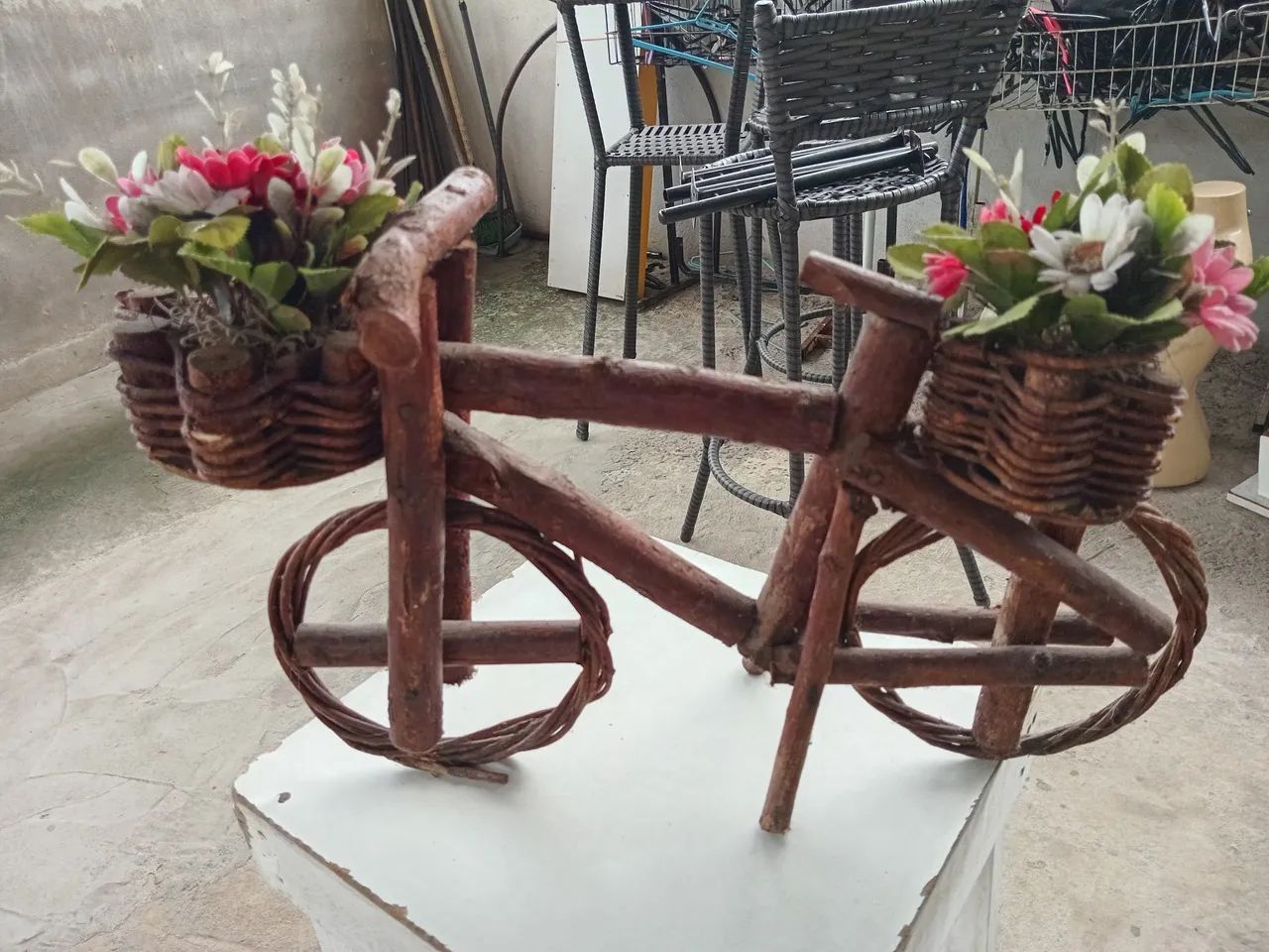 Bicicleta Decorativa para Flores - Foto 3