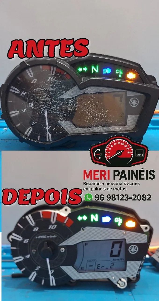 Painel de moto - Foto 4