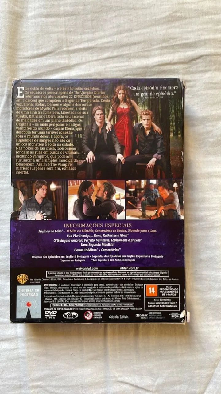 diario de um vampiro dvd colecionador - Foto 2