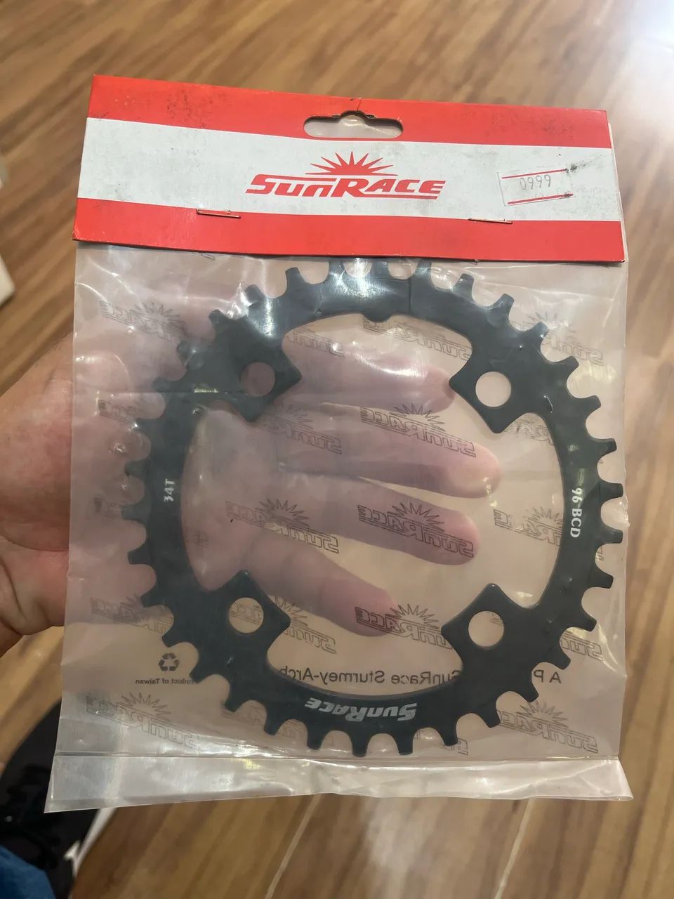 Coroa sunrace ms 34d 4 furos