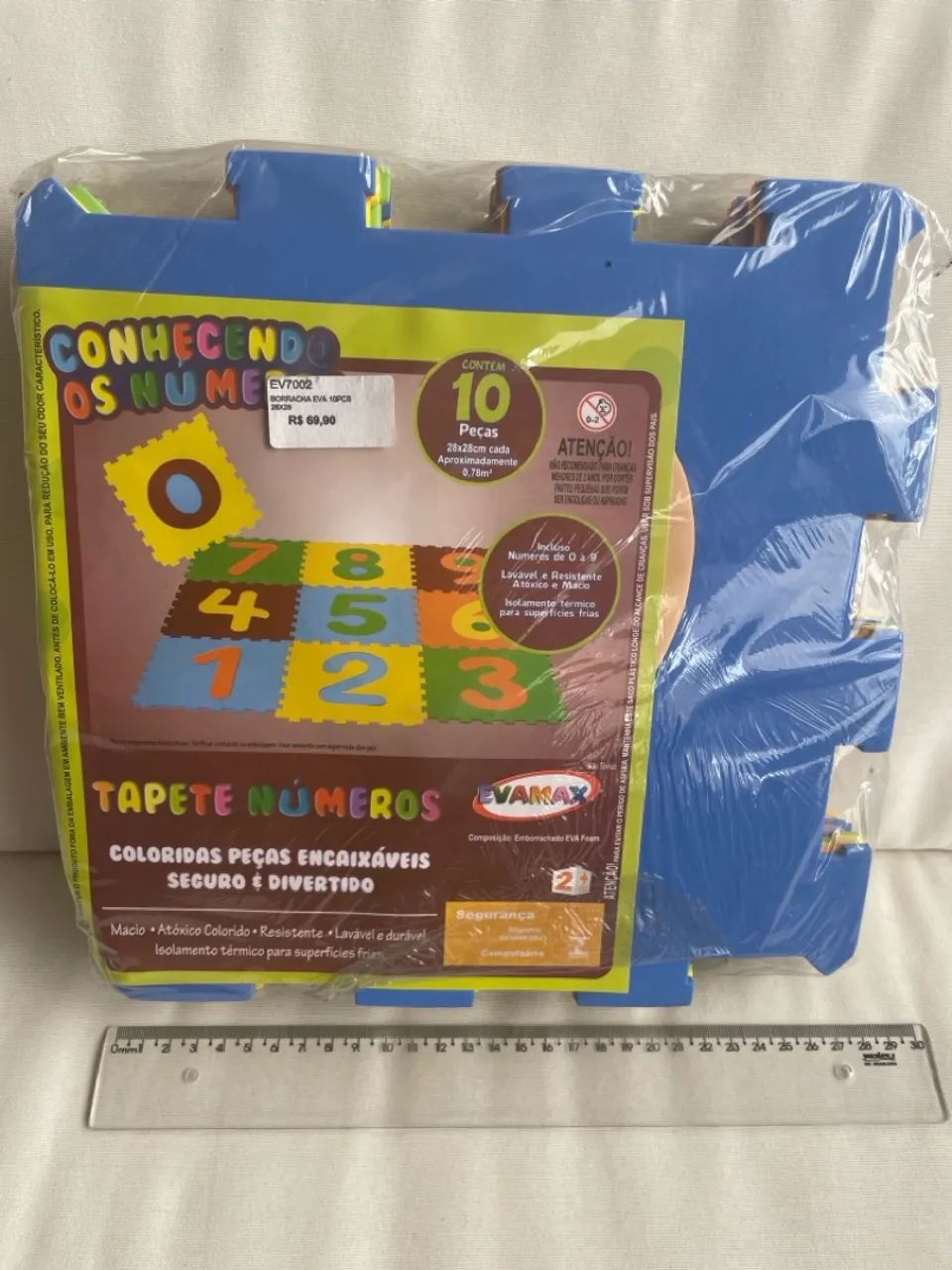 Tapete Colorido Infantil 10 Peças - Numeros - Foto 3