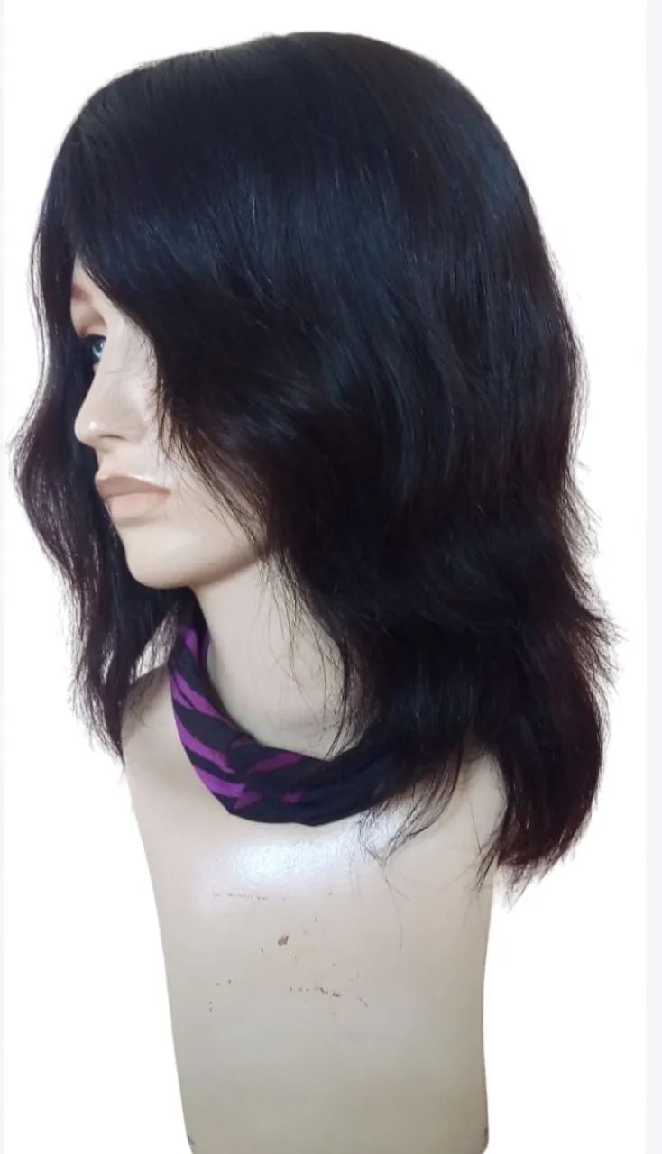 Peruca natural de cabelo humano  - Foto 3