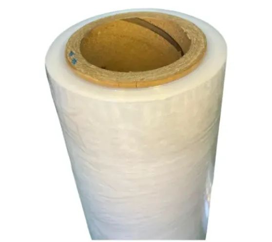 FILME STRETCH TRANSPARENTE 50 CM COM TARUGO 25 MICRAS - Foto 4