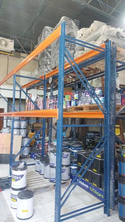 Estrutura de aço para estoque - ideal para loja ou depósito