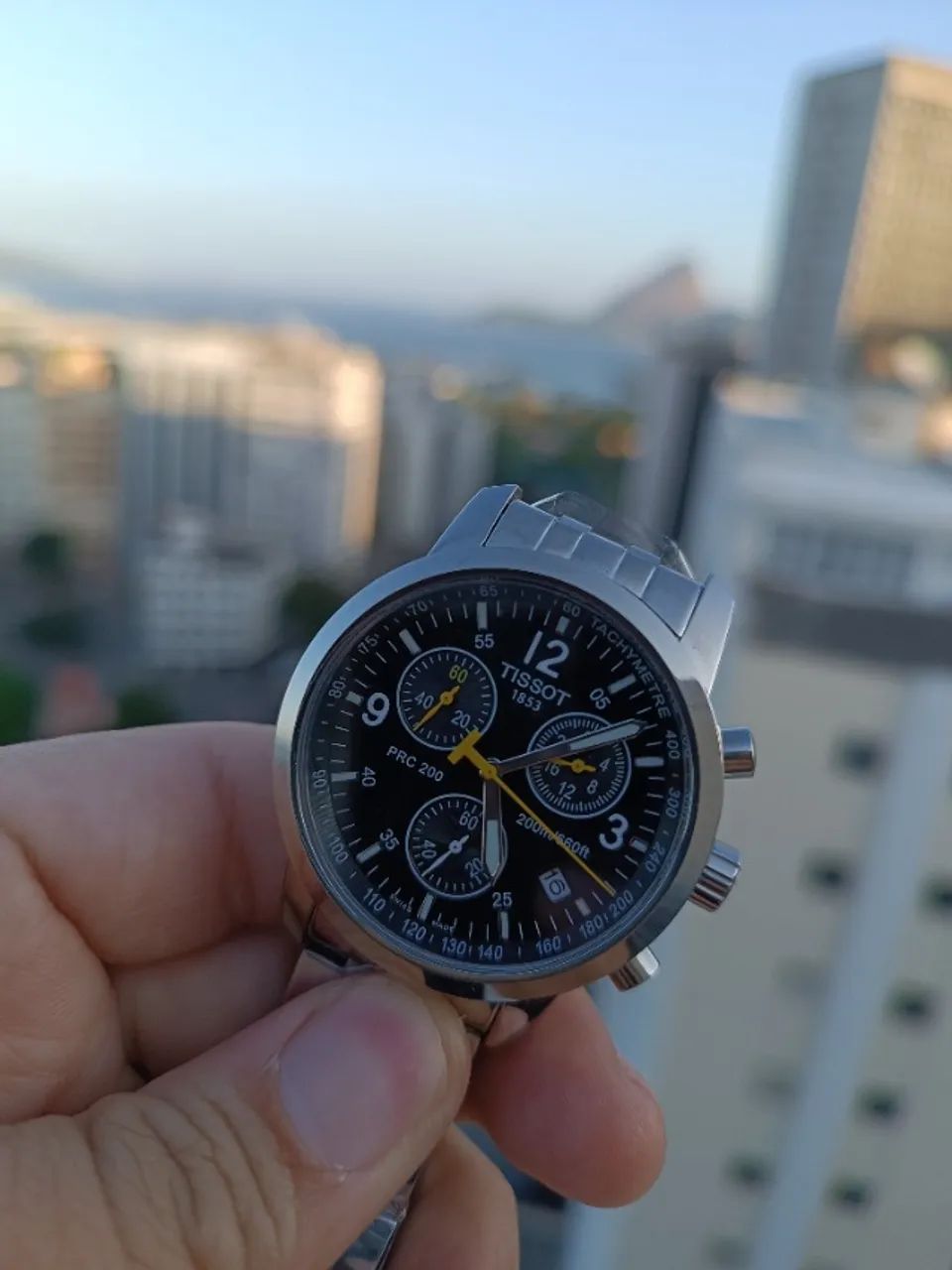 Relógio TISSOT PRC 200 - FUNDO PRETO - TODO FUNCIONAL  - Foto 4