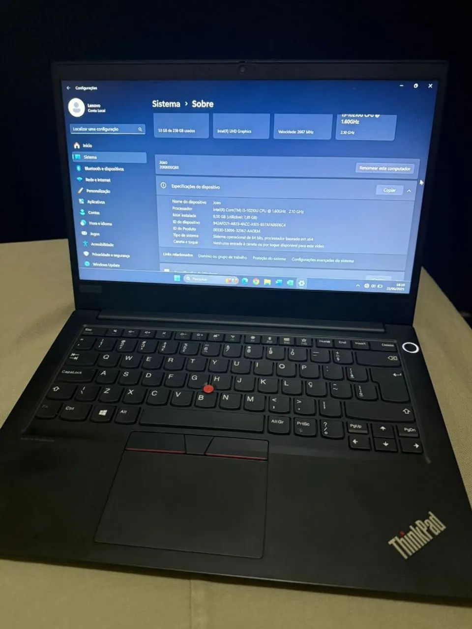 ThinkPad Lenovo - Notebook de Alto Desempenho - Foto 2