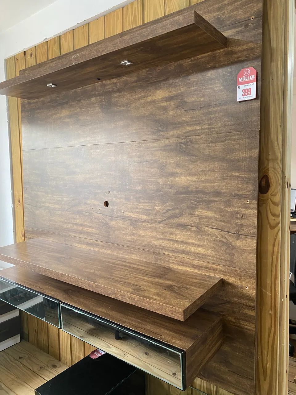 Painel para tv com gavetas  - Foto 5