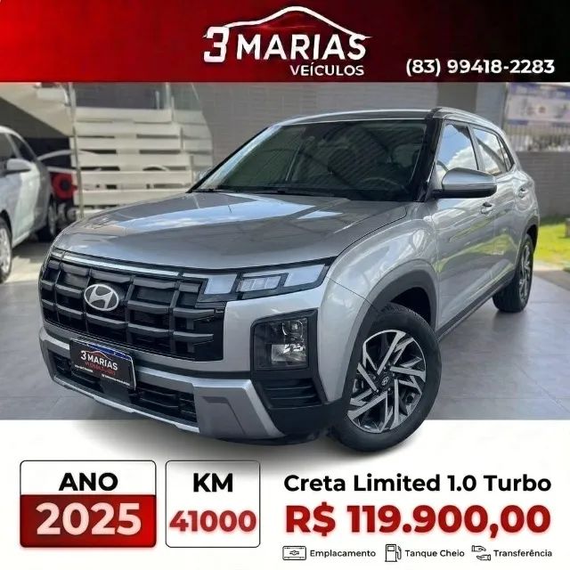 Hyundai Creta Creta Limited 1.0 TB 12V Flex Aut. 2025