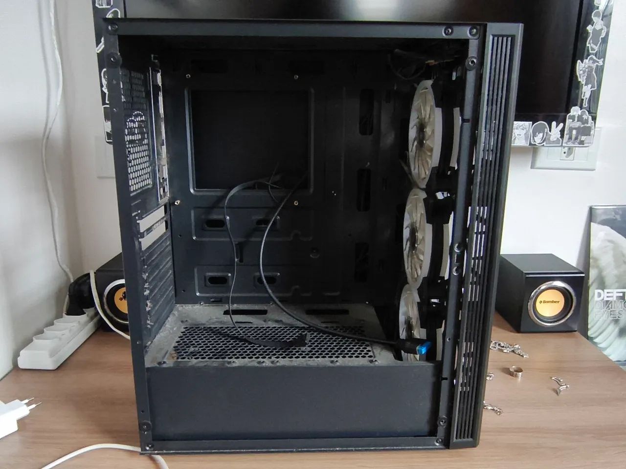 gabinete grande com 3 fans - Foto 3