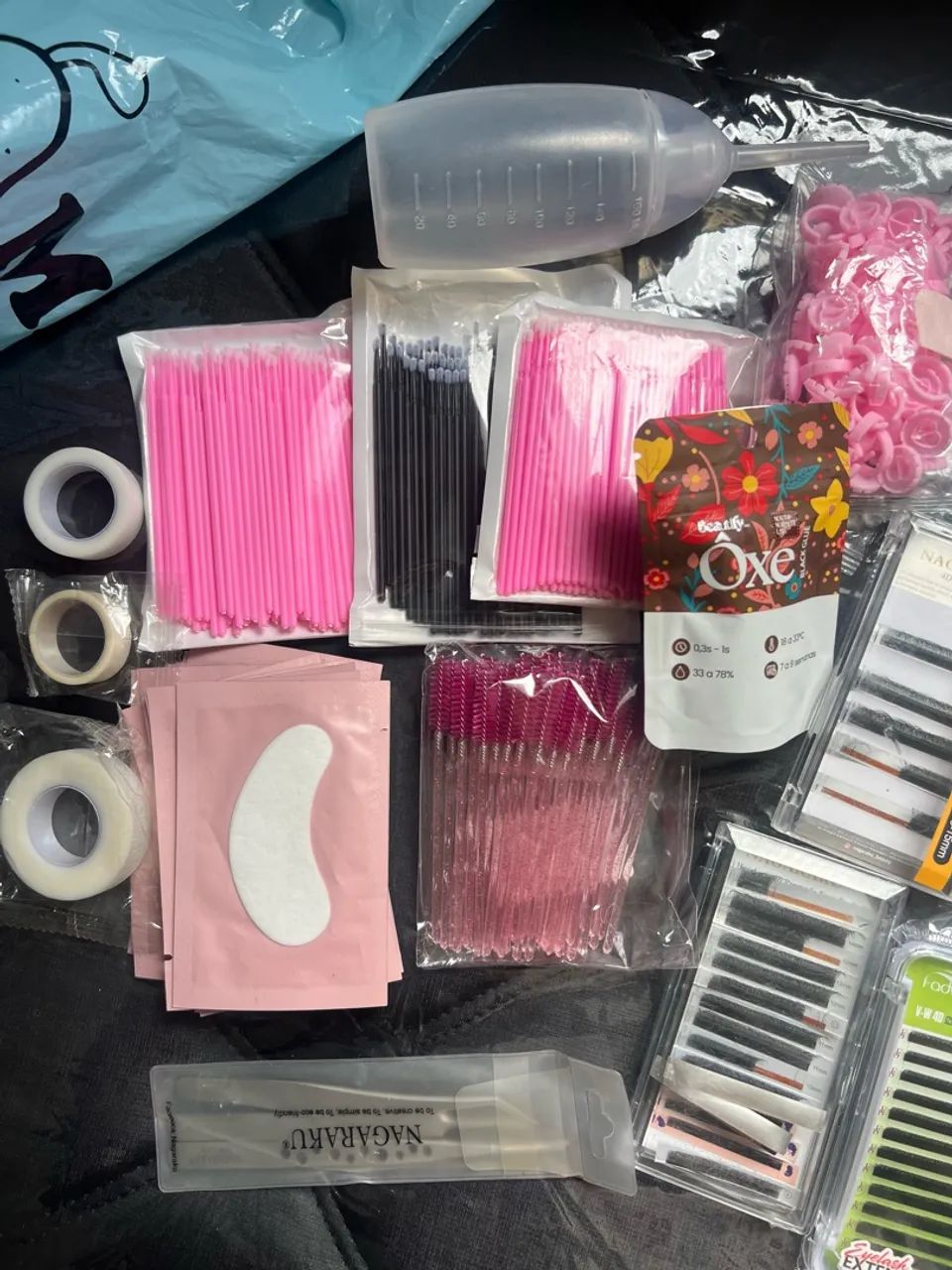Material de cílios Lash 