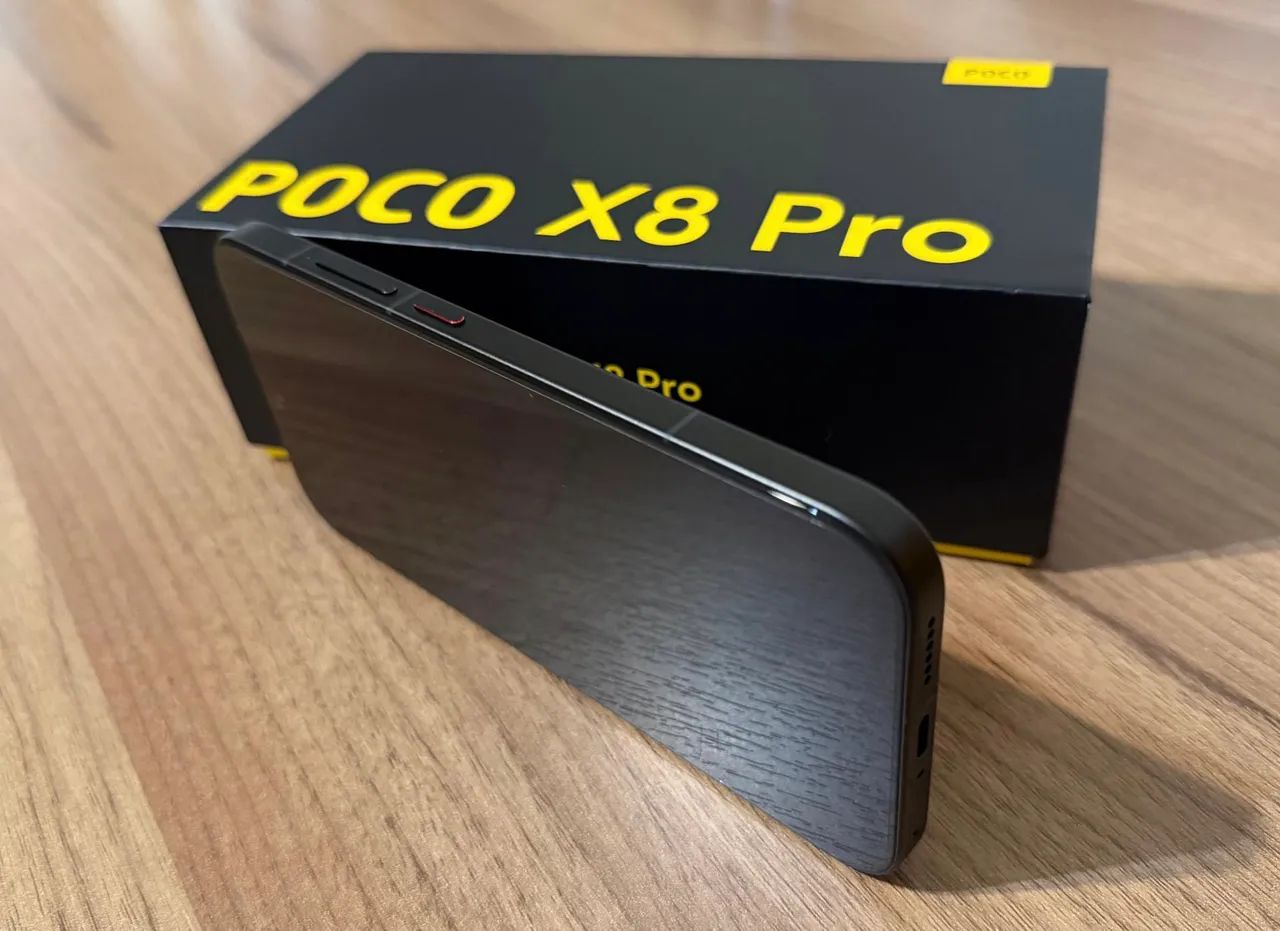POCO X8 PRO BLACK 8GB RAM 256 ROM NOVO - Foto 2