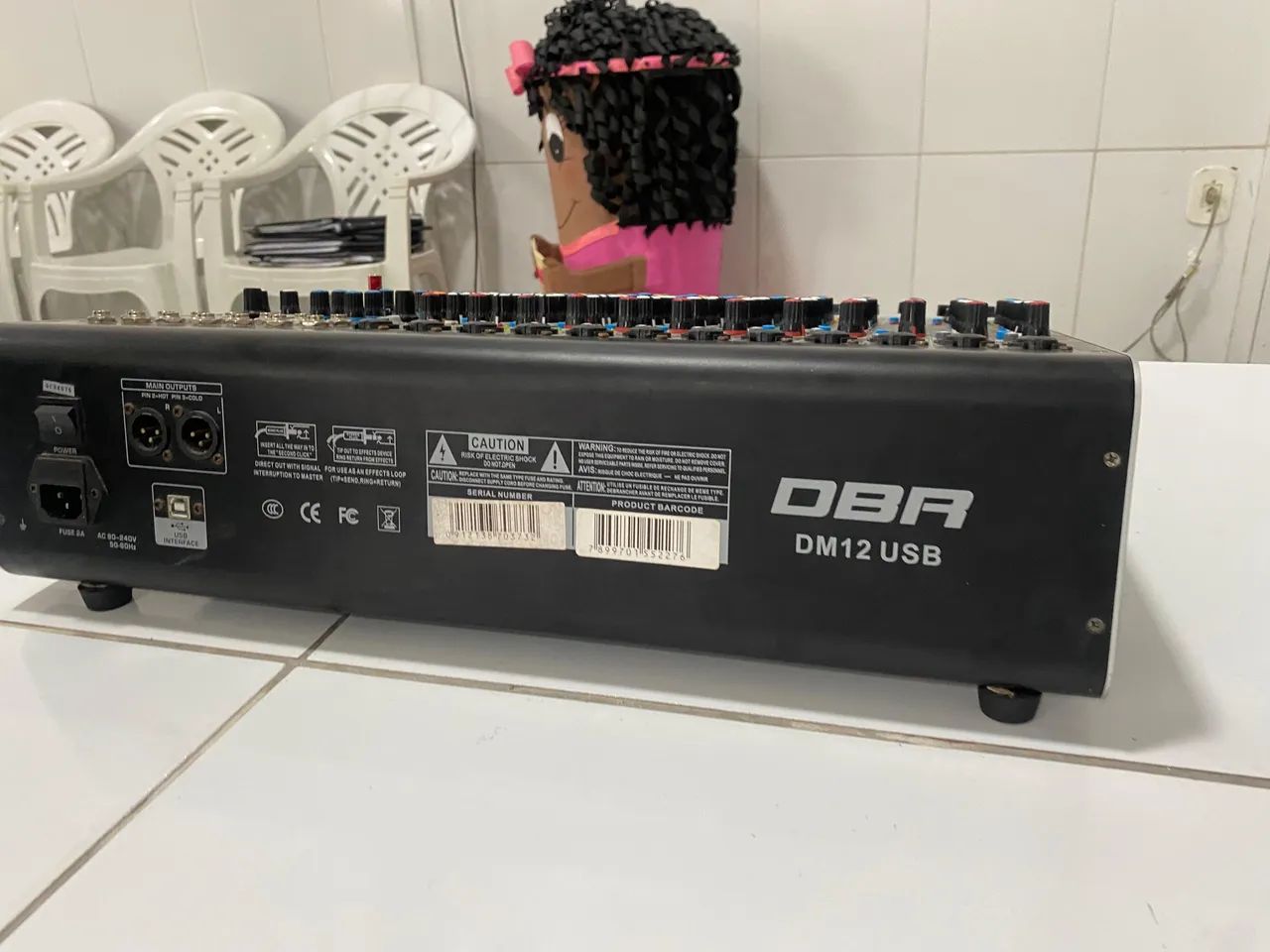 Mesa de som DBR DM 12 USB  - Foto 3