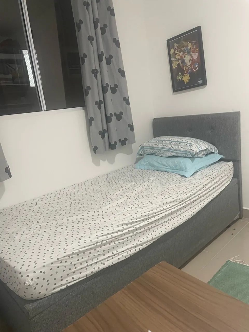 Cama solteiro box baú 