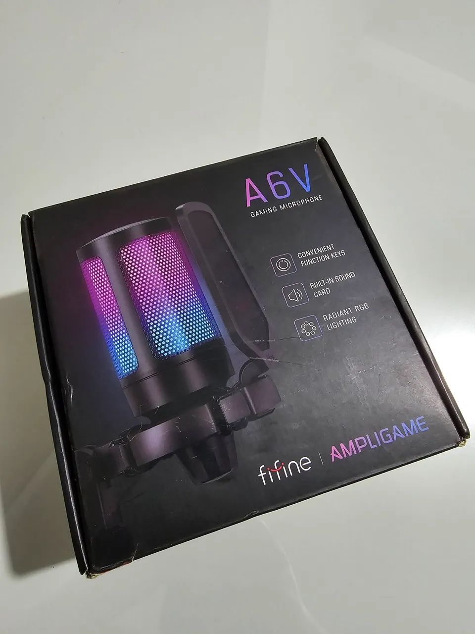 Microfone RGB Fifine gamer