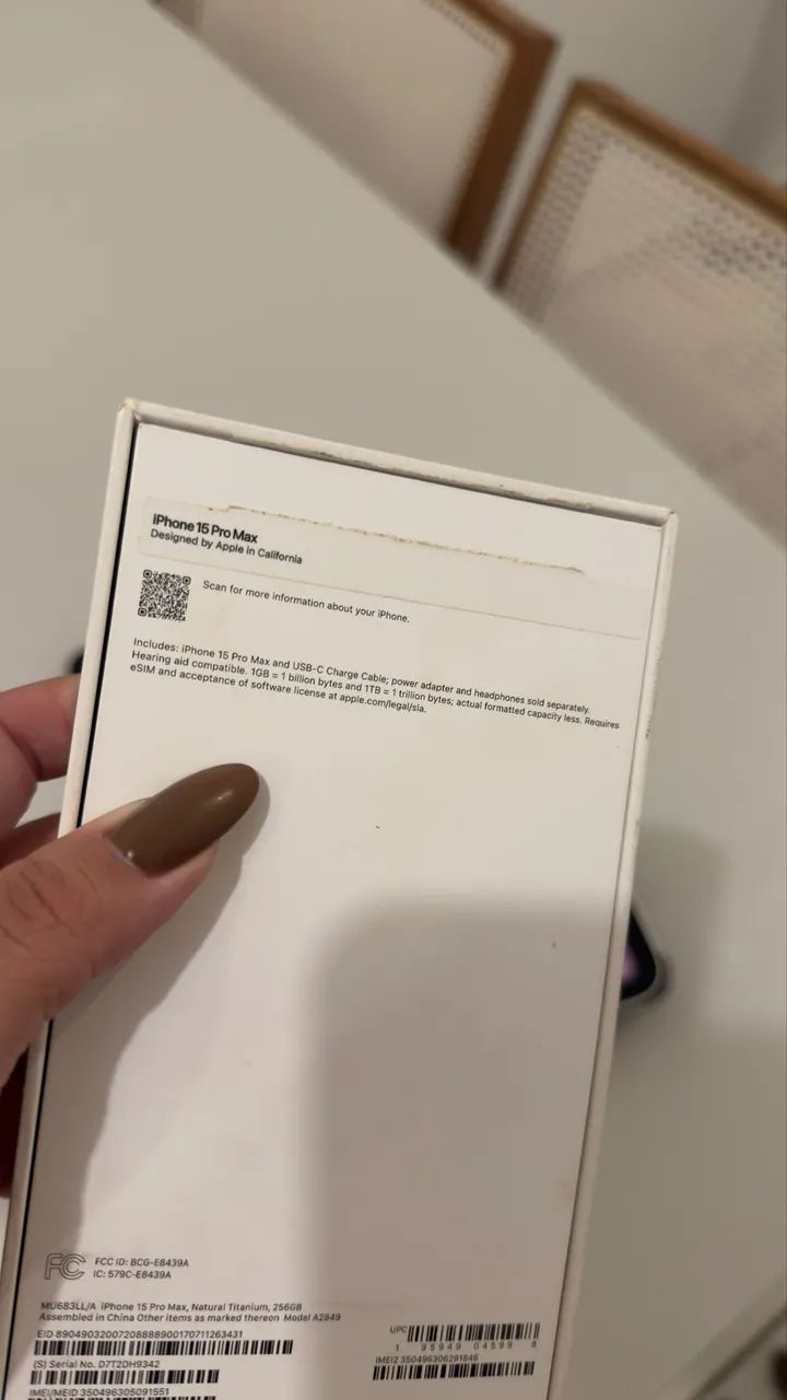 iPhone 15 pro Max 256gb cor titanium natural - Foto 4