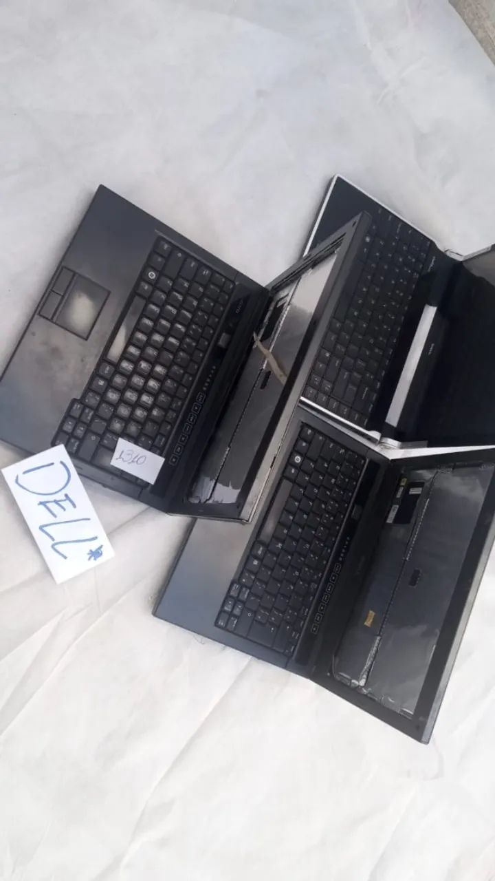 3 Notebook Dell preto usado para reaproveita peças, - Foto 2