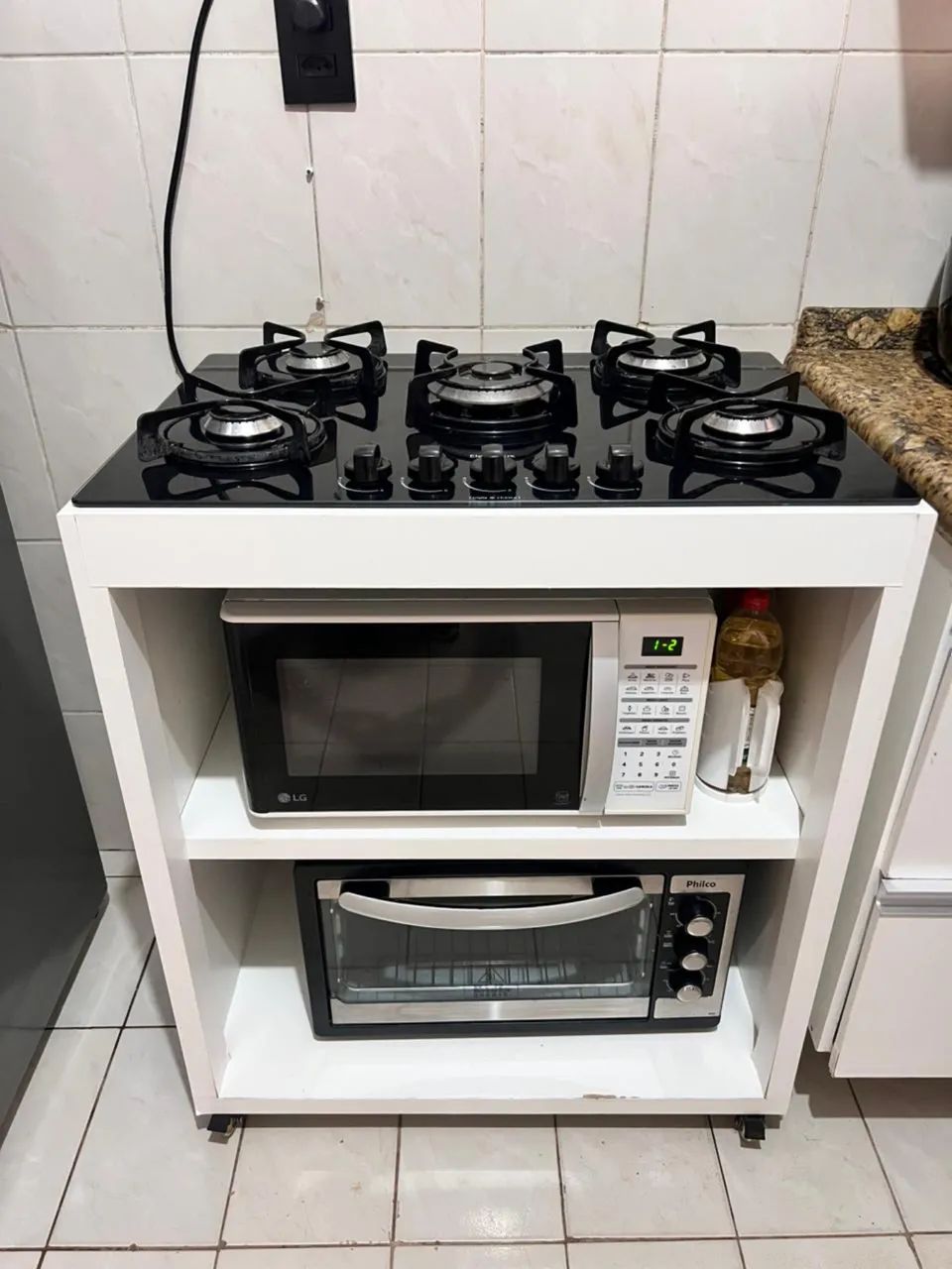 Cooktop + móvel 
