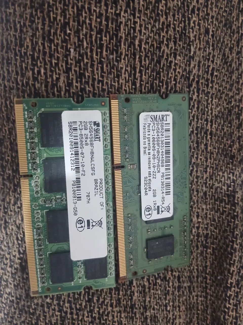 Vendo 2 memórias RAM DDR3