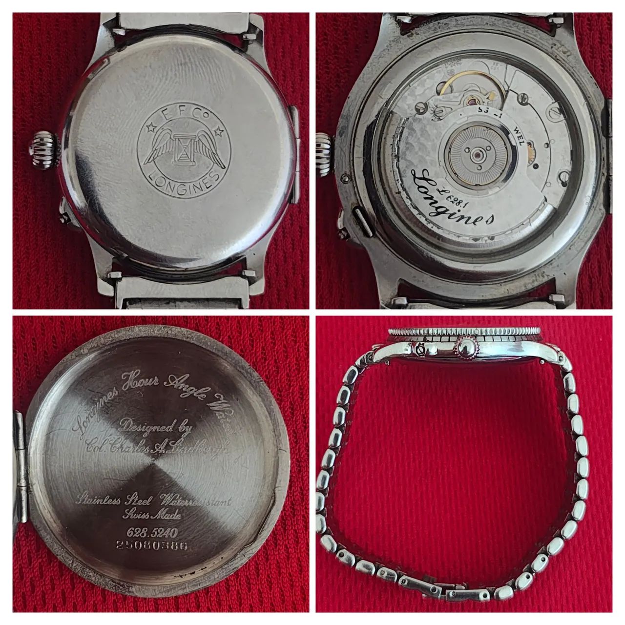 Relógio Longines Hour Angle Automático Charles Lindenberg  - Foto 3