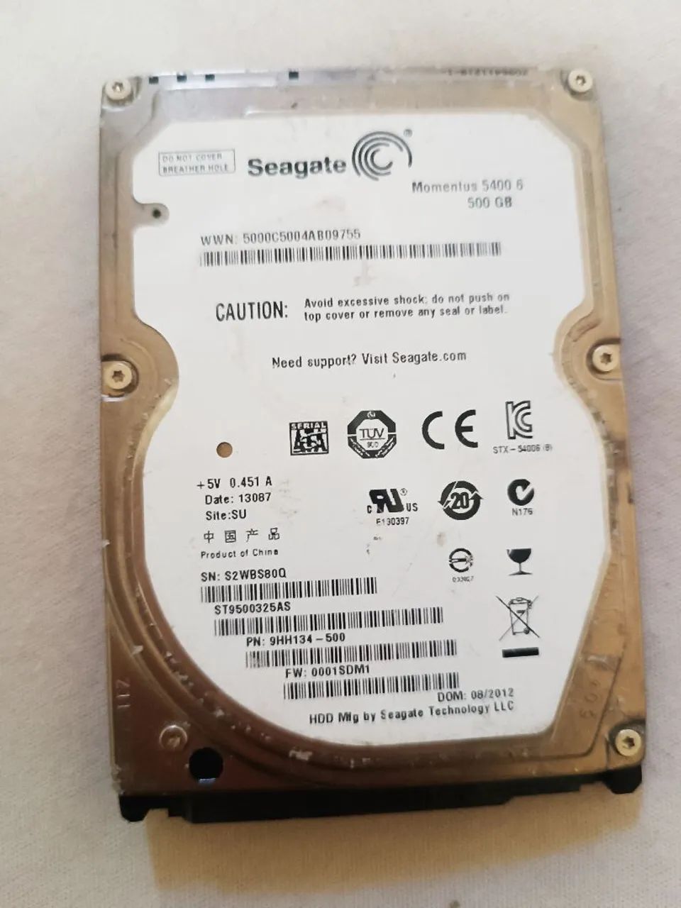 Hd nootbook 500gb